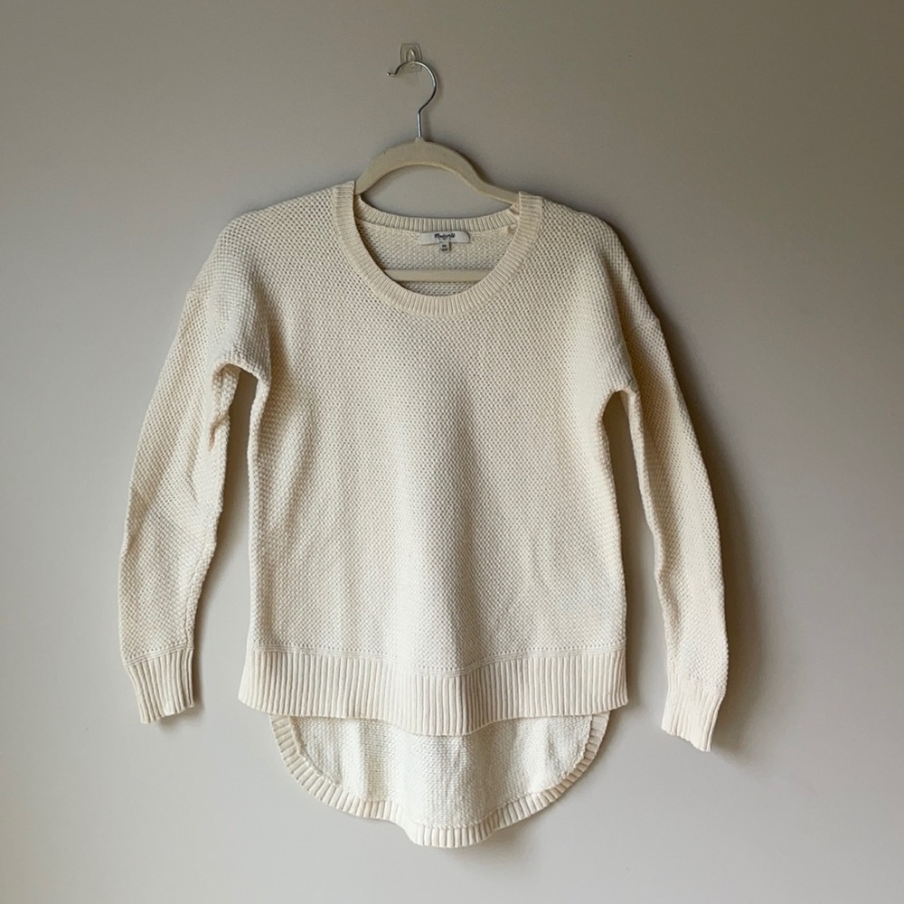 High/low Madewell Sweater.
